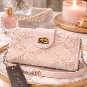 Chic Blush Crossbody Wallet - Women Bags